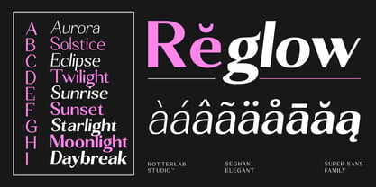 Seghan Elegant Font Poster 8