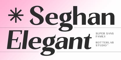 Seghan Elegant Font Poster 1