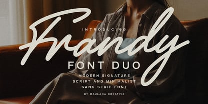 Frandy Font Poster 1