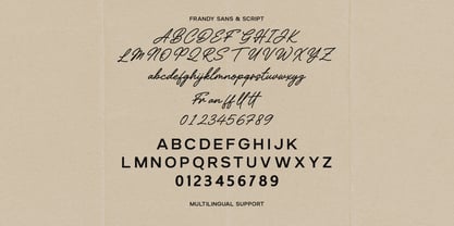 Frandy Font Poster 6