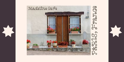 Madeline in Paris Font Poster 3