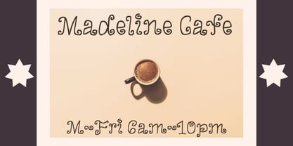 Madeline in Paris Font Poster 7