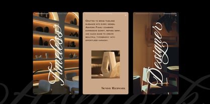 Sunday Richmark Font Poster 3