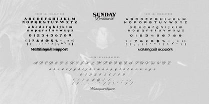 Sunday Richmark Font Poster 6