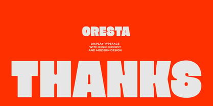 Oresta Font Poster 12