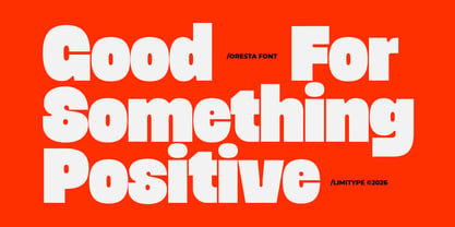 Oresta Font Poster 5