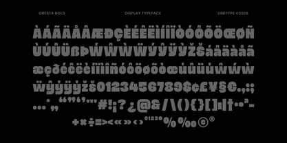 Oresta Font Poster 11