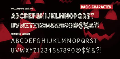 Hueso Bone Font Poster 11