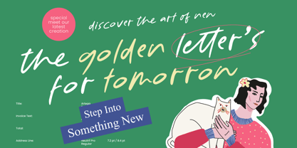Golden Tomorrow Font Poster 1