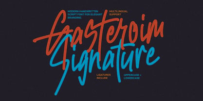 Gasteroim Font Poster 1