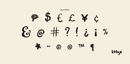 Mix Accomplice Font Poster 10