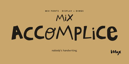 Mix Accomplice Font Poster 1