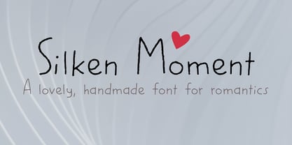 Silken Moment Pro Font Poster 1