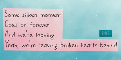 Silken Moment Pro Font Poster 2