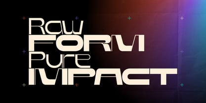 Rigid Core Pro Font Poster 4