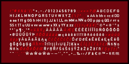 Typo 6160 Font Poster 5