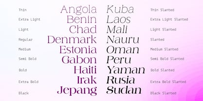 Wostan Font Poster 4