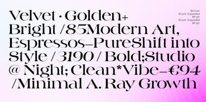 Wostan Font Poster 10