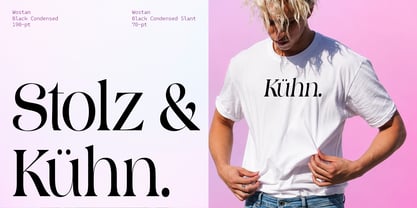Wostan Font Poster 5