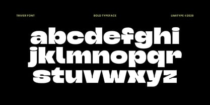 Triver Font Poster 9