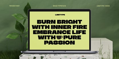 Triver Font Poster 7