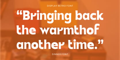 Sinner Font Poster 9