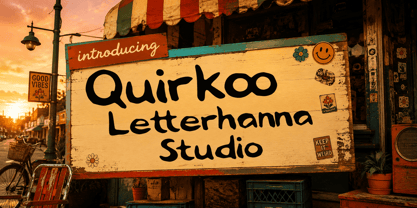 Quirkoo Font Poster 1