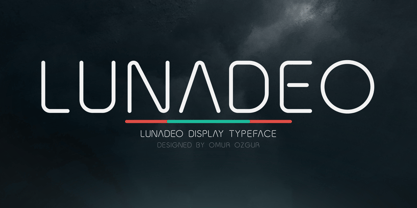 Lunadeo Font Poster 1