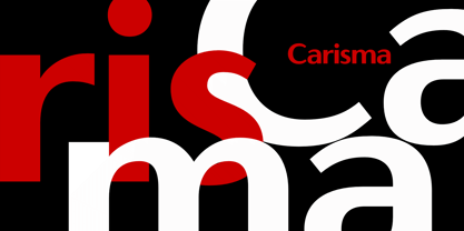Carisma Font Poster 2