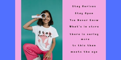 Uneven Steven Font Poster 3