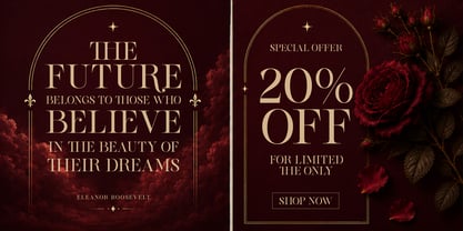 Valier Font Poster 4