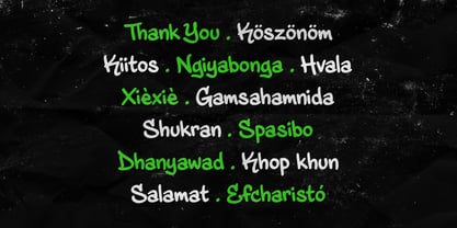 Creigost Font Poster 7