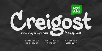 Creigost Font Poster 1