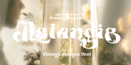 Aslangie Font Poster 1