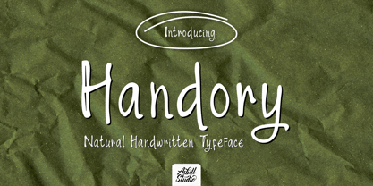 Handory Font Poster 1