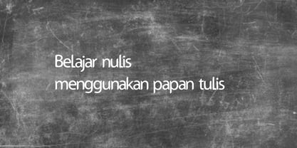 Belajar Nulis Font Poster 3