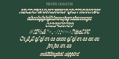 Criden Font Poster 8