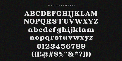 Chigora Display Font Poster 11
