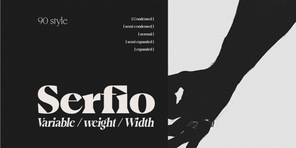 Serfio Font Poster 1