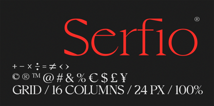 Serfio Font Poster 7