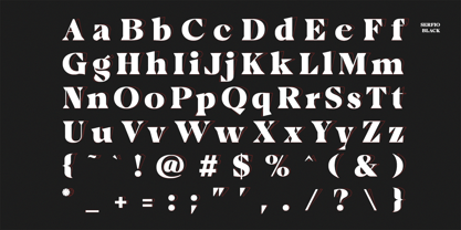 Serfio Font Poster 14