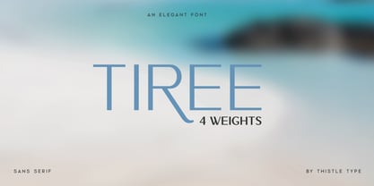Tiree Font Poster 1
