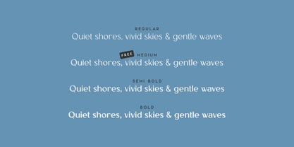 Tiree Font Poster 2