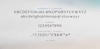 Tiree Font Poster 4