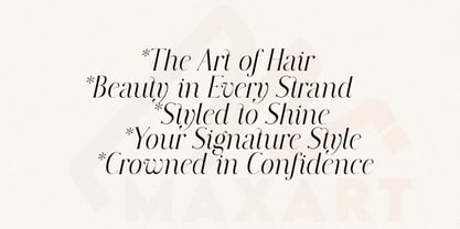 Modern Chic Refined Font Poster 13