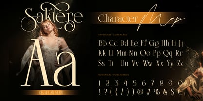 Saktere Font Poster 2