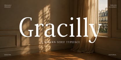 Gracilly Font Poster 1