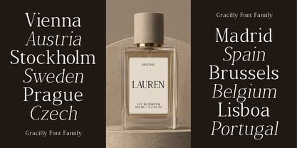 Gracilly Font Poster 12
