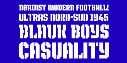 Blukat Font Poster 8