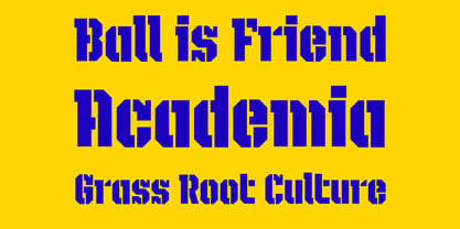 Blukat Font Poster 7